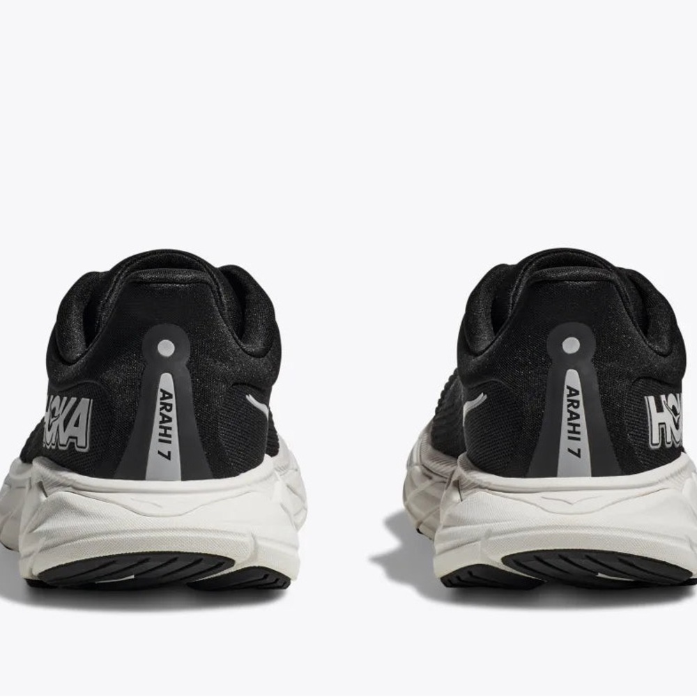 HOKA Men's Arahi 7 Stability Shoe Black & White Size 13D NEW - Picture 14 of 14